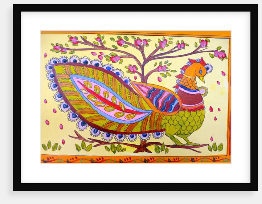 Indian peacock, 2019 by Sarah Thompson-Engels