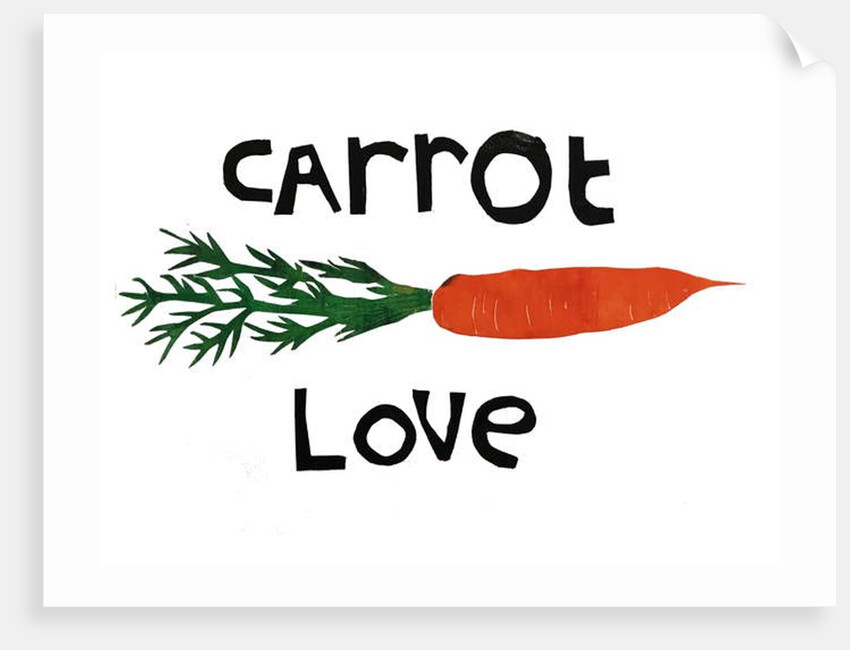 Carrot love, 2019 by Sarah Thompson-Engels