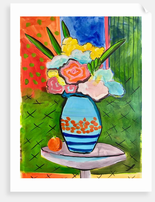 Vase of flowers, 2019 by Sarah Thompson-Engels