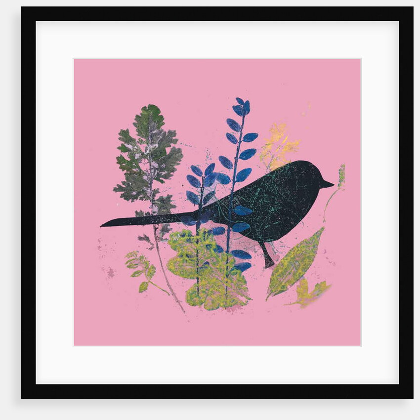 Bird and leaves,2019 by Sarah Thompson-Engels