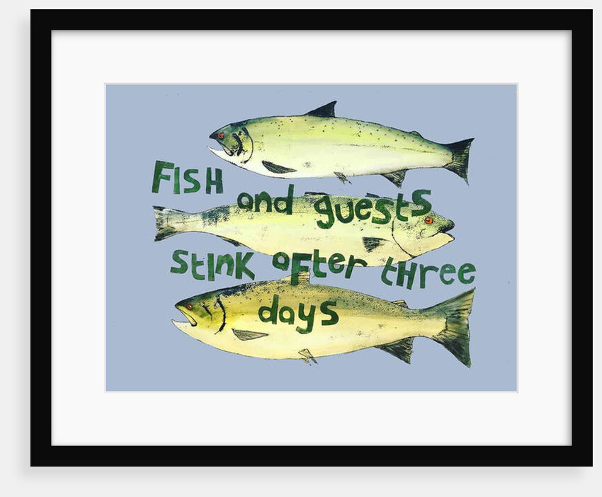 Fish & guests ,2018 by Sarah Thompson-Engels