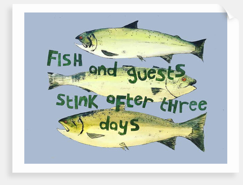Fish & guests ,2018 by Sarah Thompson-Engels