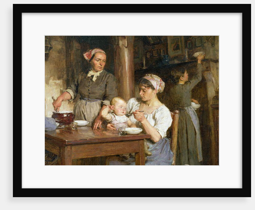 The Midday Meal by Leon Augustin Lhermitte