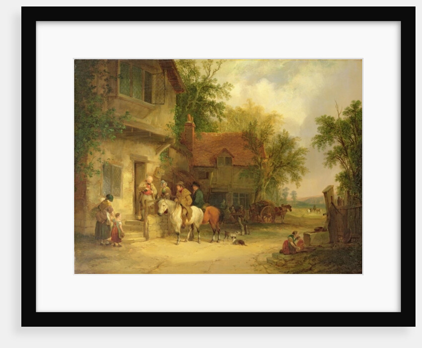 A Woodside Inn, 1841 by William Snr. Shayer