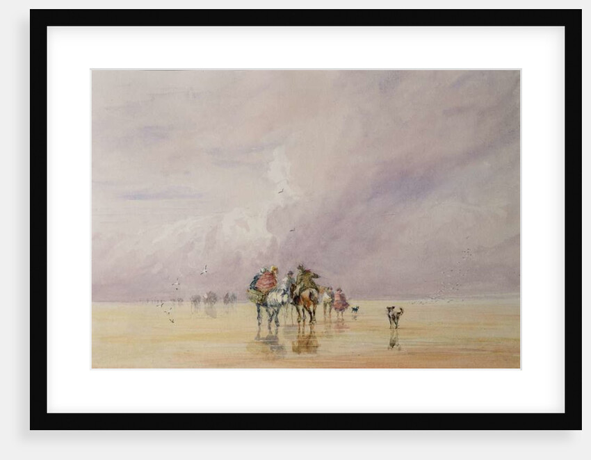 Crossing Lancaster Sands by David Cox