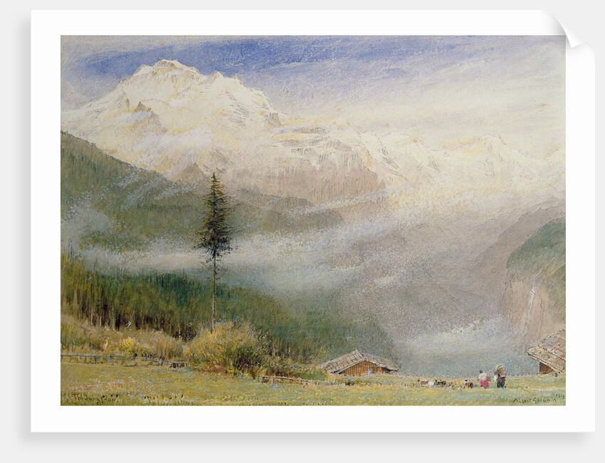 Jungfrau, 1913 by Albert Goodwin