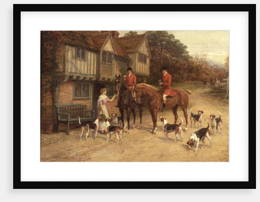 A Refresher at the Dragon by Heywood Hardy