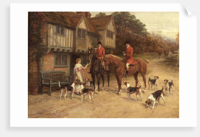 A Refresher at the Dragon by Heywood Hardy