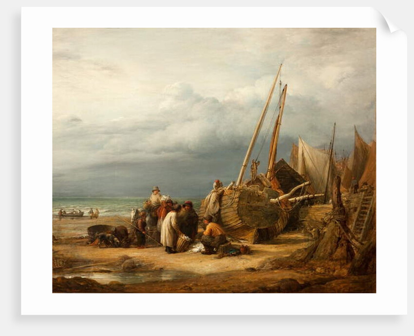 A View on the Coast at Hastings, 1832 by John Linnell