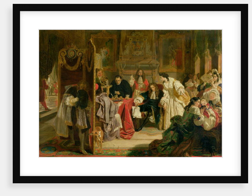 King James II Receiving the News of the Landing of William of Orange in 1688, 1851 by Edward Matthew Ward
