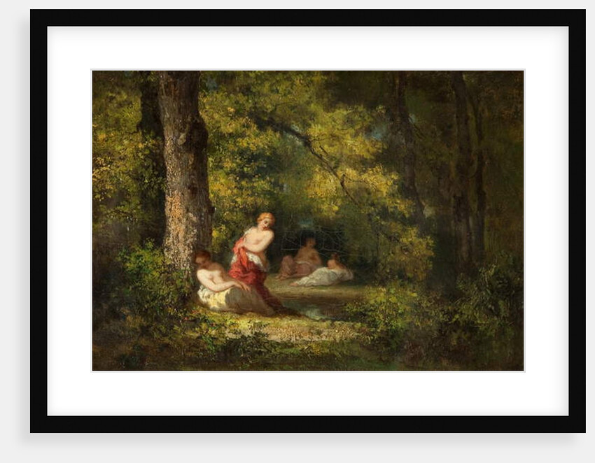 Four Nymphs in a Wood by Narcisse Virgile Diaz de la Pena