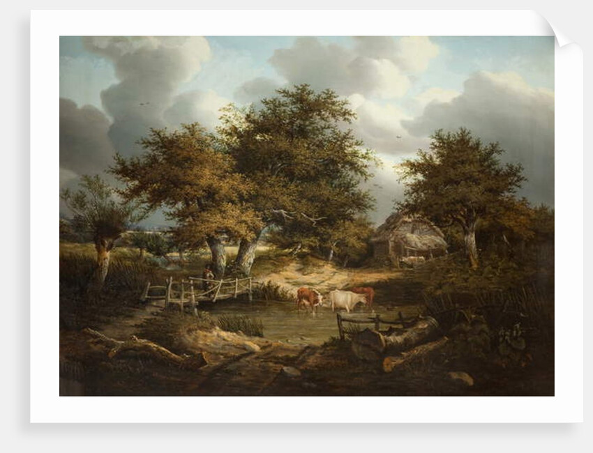 The Old Farmstead by Robert Ladbrooke