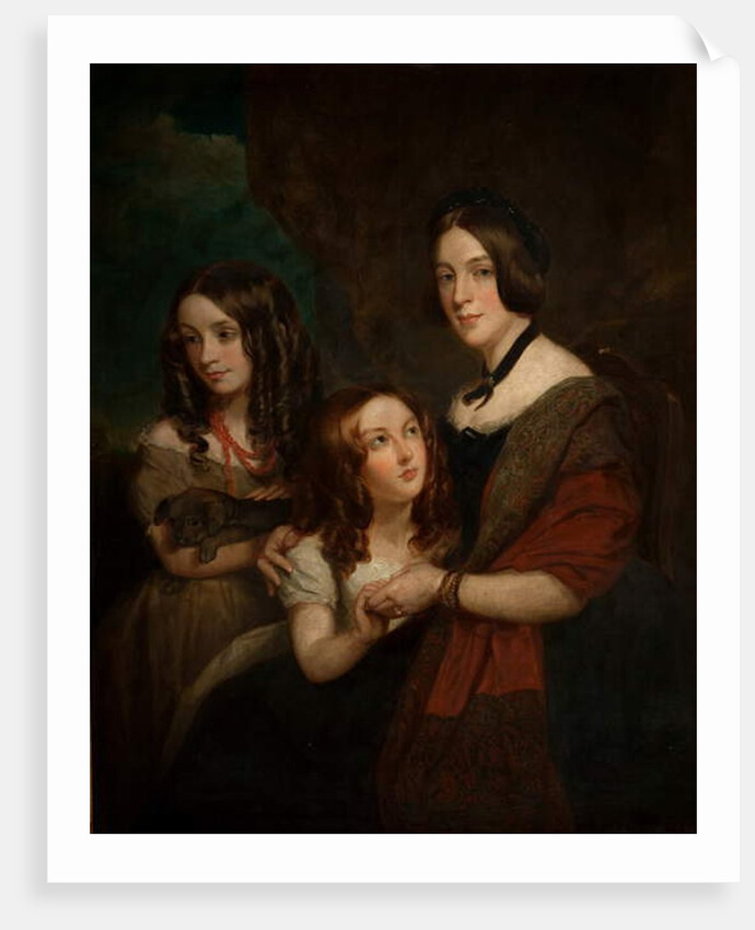 Lady Caroline Towneley with Two of Her Daughters, Caroline and Emily, 1860 by George Frederick Clarke