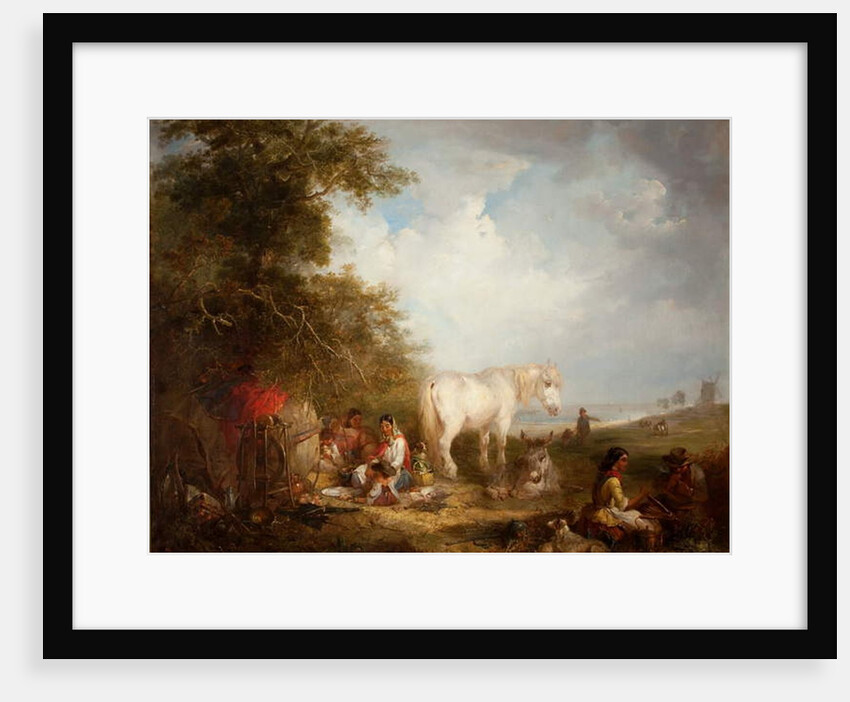 A Gypsy Scene by Edward Robert Smythe