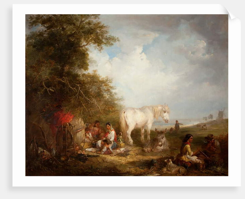 A Gypsy Scene by Edward Robert Smythe