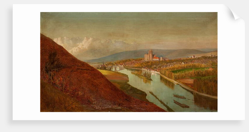 Sens from the Vineyards, 1863 by Philip Gilbert Hamerton