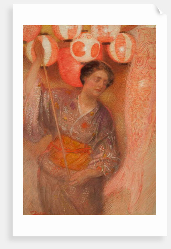 Study for 'Japanese Festival' by William Shackleton