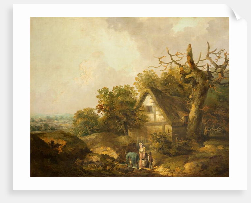 A Rustic Cottage by George Morland