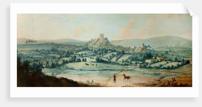 Distant View of Clitheroe, c.1730 by Matthias Read