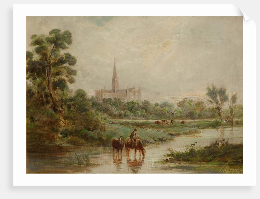 Salisbury Cathedral by Henry Earp