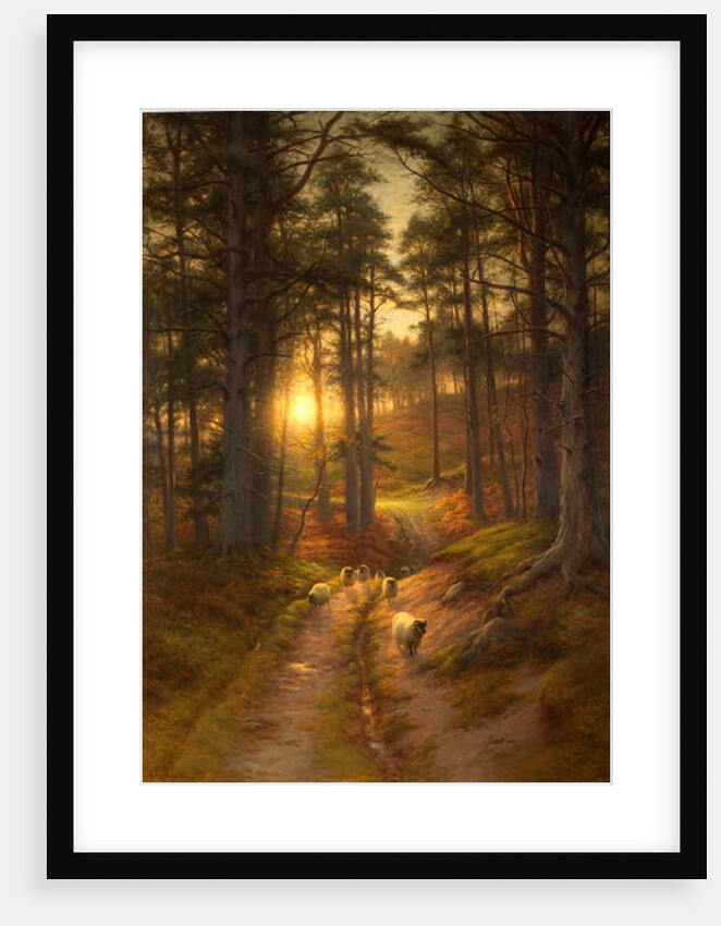 The Sun Fast Sinks in the West by Joseph Farquharson