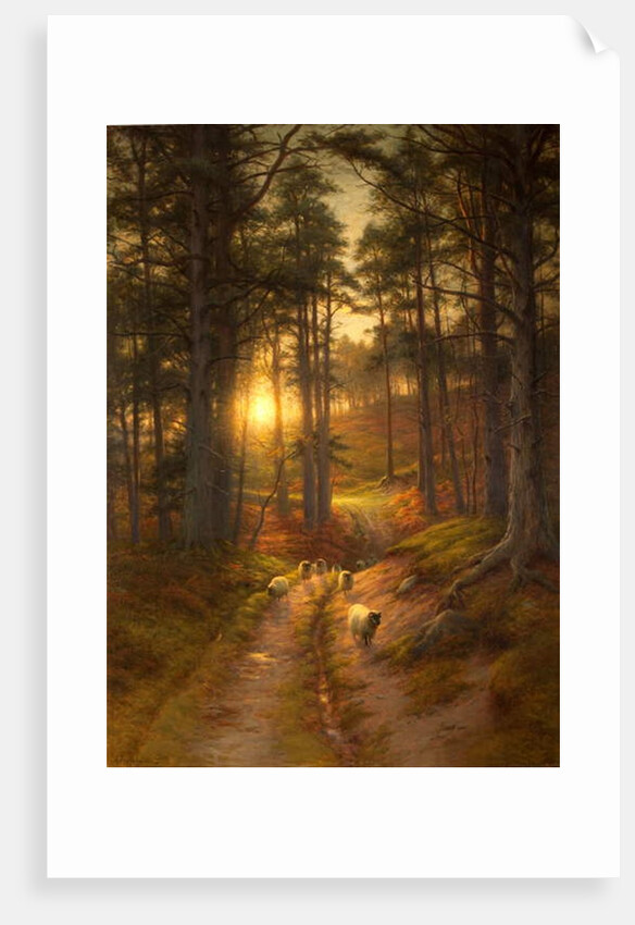 The Sun Fast Sinks in the West by Joseph Farquharson