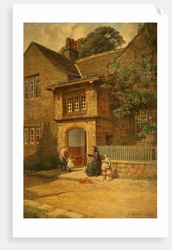 The Porch, Spenser's Cottage, Hurstwood, 1907 by Joseph Ogden