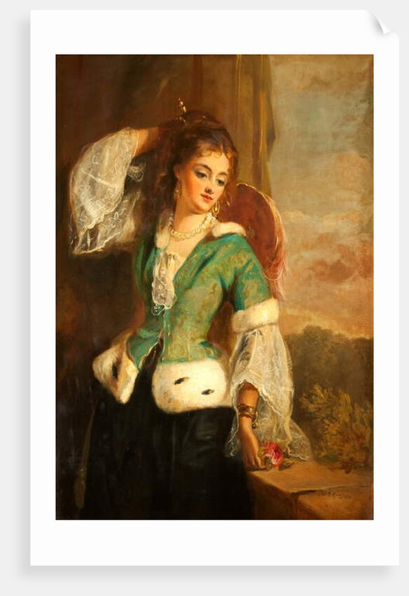 Portrait of a Lady in a Green Jacket, 1890 by Philip Richard Morris