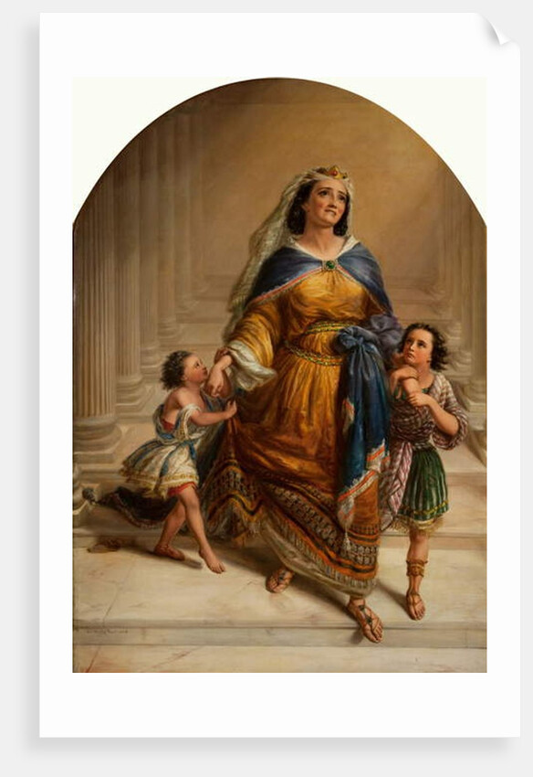 Mariamne, Wife of King Herod, and her Children going to their Execution, 1868 by Edward William John Hopley