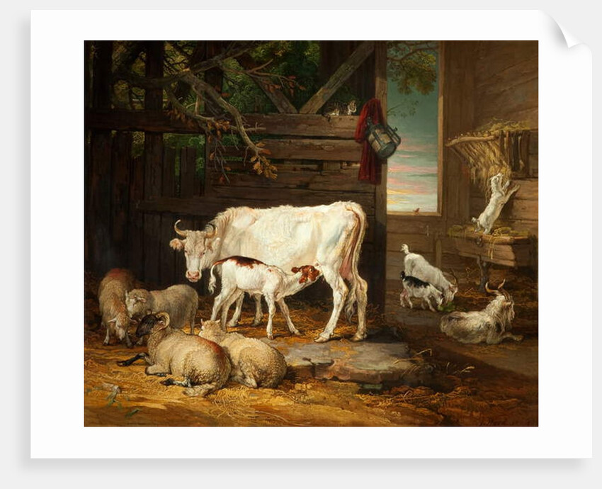 Interior of a Stable, 1810 by James Ward