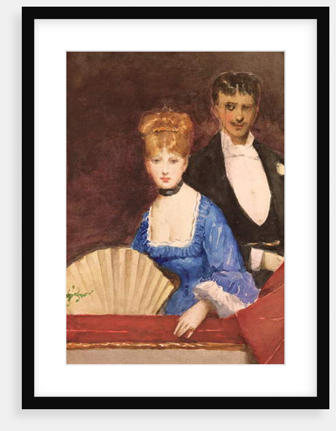 Lady with Fan by Jean Beraud