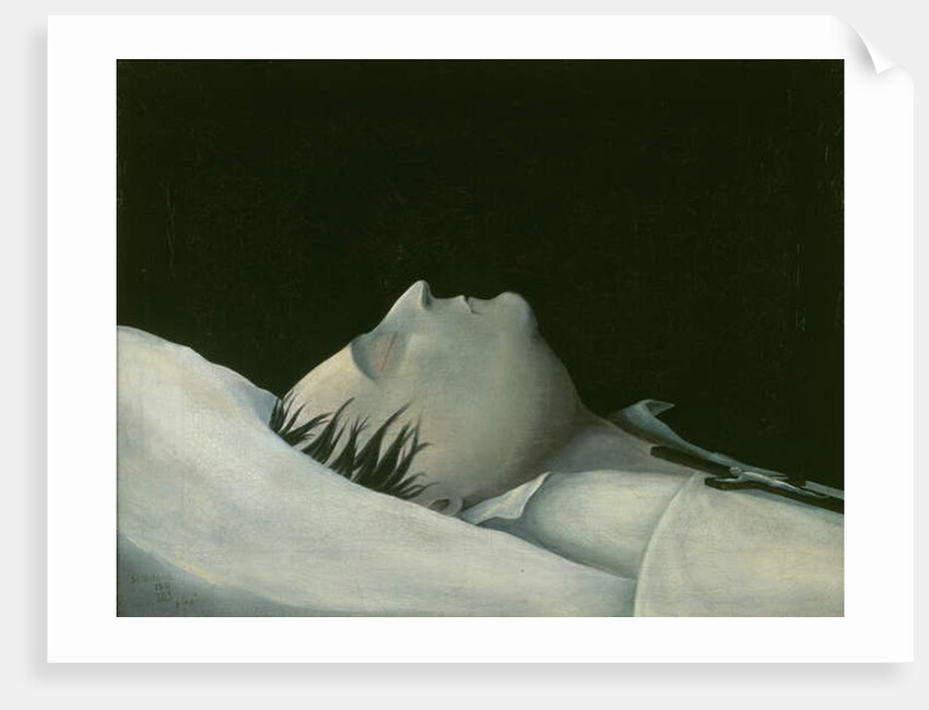 Napoleon on his Deathbed on St Helena, 1821 by Denzil O. Ibbetson