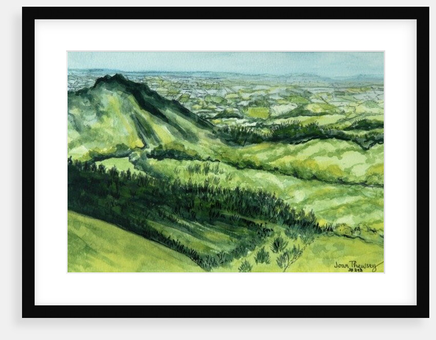 View from Sue au Mai, Limousin France, 2010 by Joan Thewsey