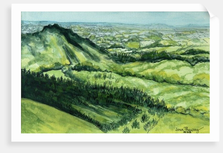 View from Sue au Mai, Limousin France, 2010 by Joan Thewsey
