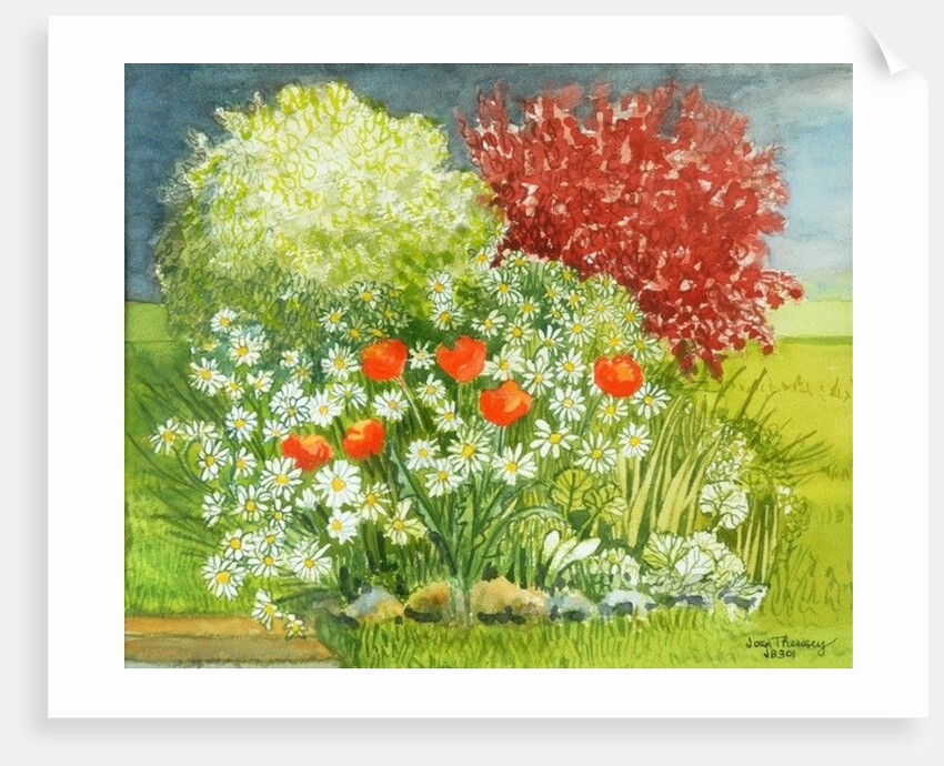 Suffolk Garden, Rain Coming by Joan Thewsey