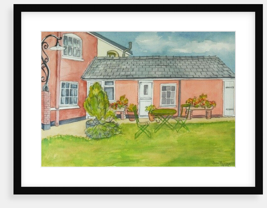 Back Garden, Red Cottage Studios, Suffolk, 2000 by Joan Thewsey