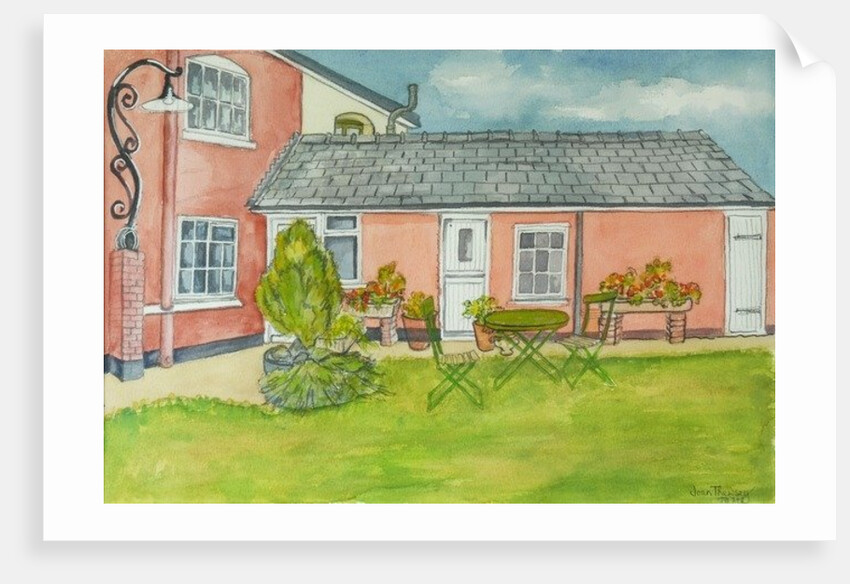 Back Garden, Red Cottage Studios, Suffolk, 2000 by Joan Thewsey