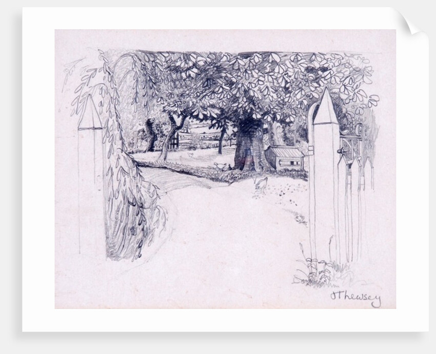Gateway to the Farmhouse, 2000 by Joan Thewsey