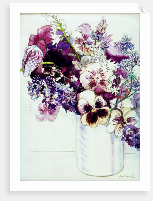 Spring Flowers with Fritillaria, 2005 by Joan Thewsey