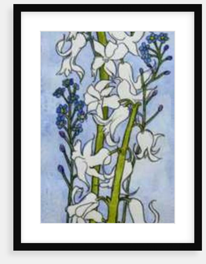 Hyacinths and Forget-me-nots, 2012 by Joan Thewsey