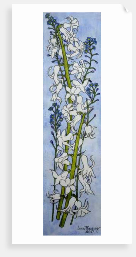 Hyacinths and Forget-me-nots, 2012 by Joan Thewsey