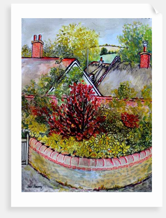 Across the Rooftops from Cynthia's Studio, 2010 by Joan Thewsey