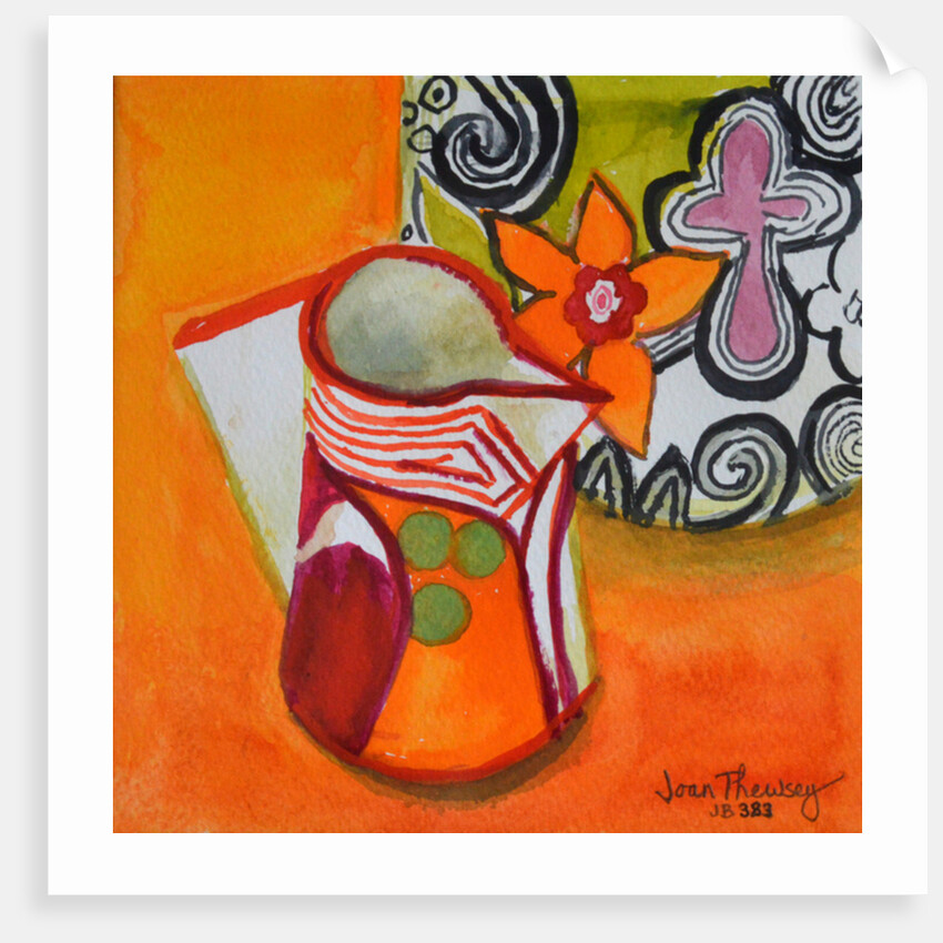 Art Deco Jug and Bowl, 2000 by Joan Thewsey