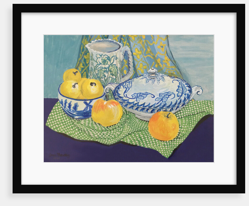 Still life with Tureen and Apples, 1999 by Joan Thewsey