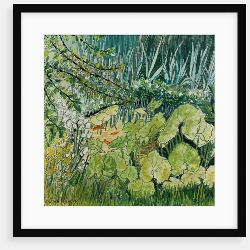 Pond with Goldfish by Joan Thewsey