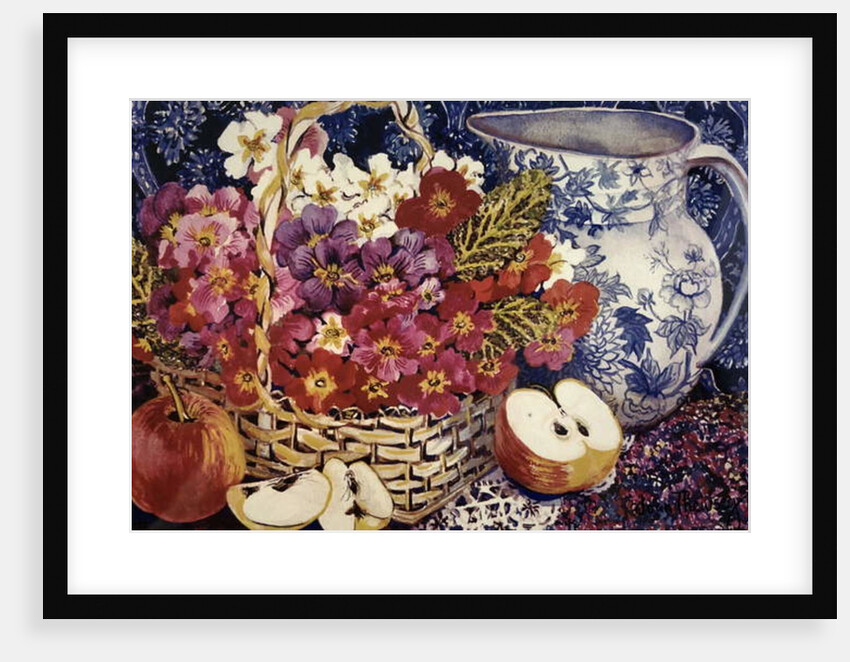 Primula and Apples by Joan Thewsey