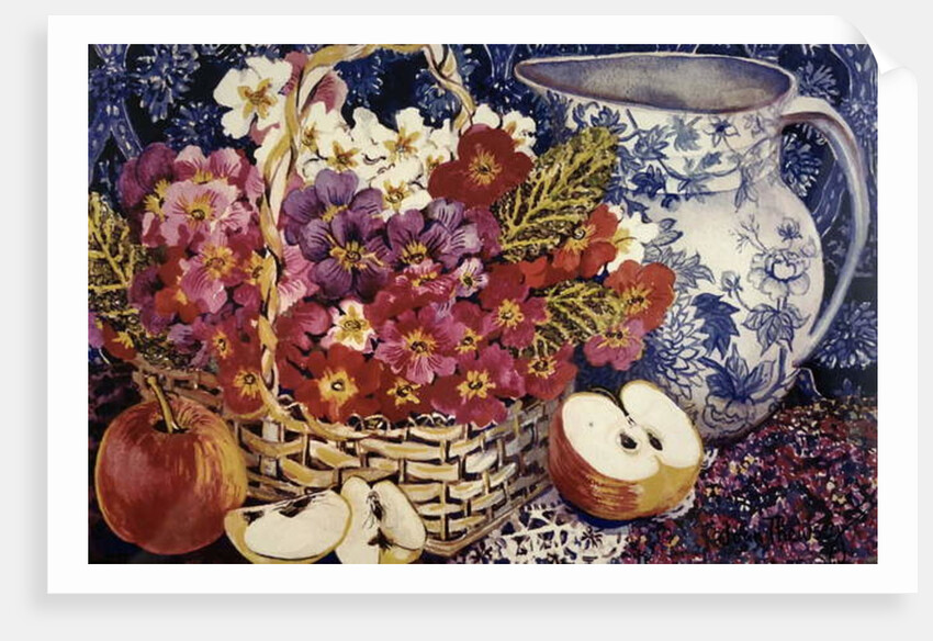 Primula and Apples by Joan Thewsey