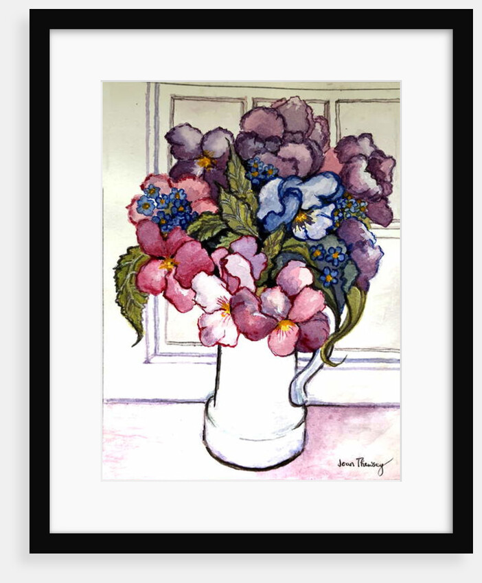 Pansies and Forget-me-nots by Joan Thewsey