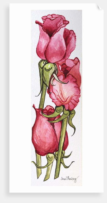 Three Red Roses by Joan Thewsey