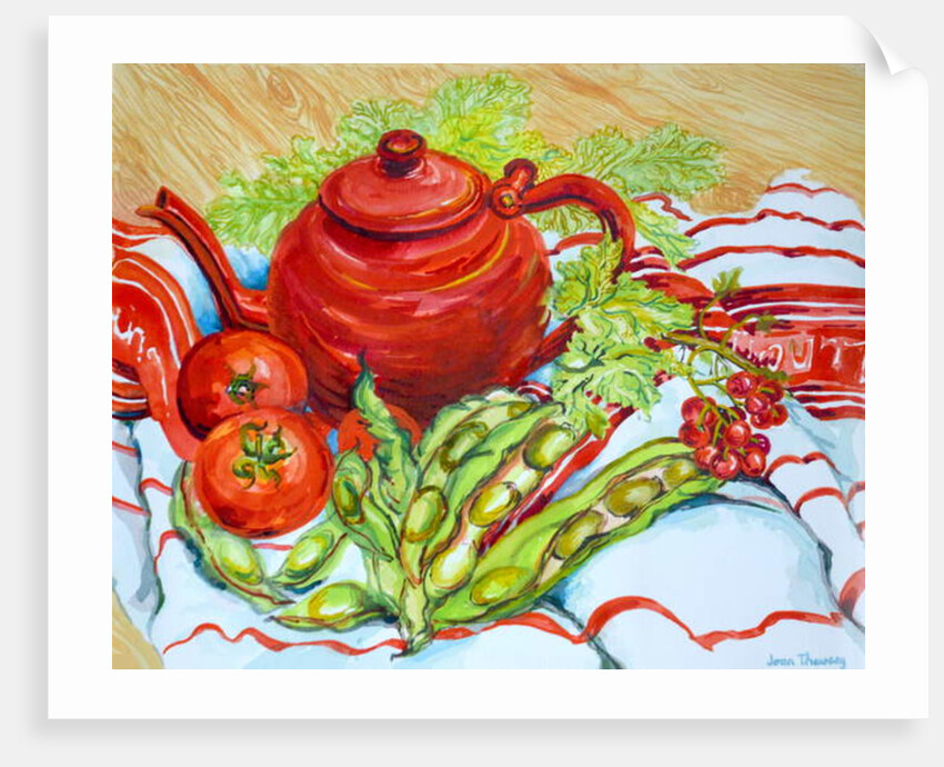 The Red Teapot by Joan Thewsey